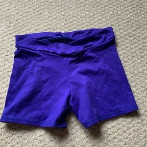 Motion Wear royal blue dance shorts small